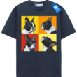 French Bulldog Quartet Artistic, Dog Graphic Tee