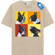 French Bulldog Quartet Artistic, Dog Graphic Tee
