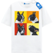 French Bulldog Quartet Artistic, Dog Graphic Tee