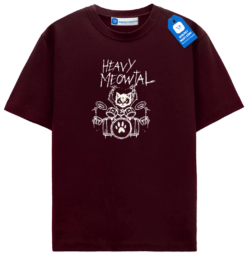 Cat Drummer Sketch Tee, Cat Lover T Shirt