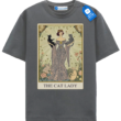 Cat Lady Tarot Card Shirt, Cat Lover Tshirt