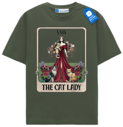 Cat Lady Tarot Card Shirt, Funny Cat Lover Gift