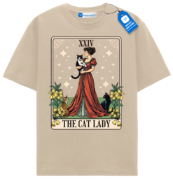 Cat Lady Tarot Card Shirt, Gift For Cat Lover