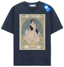 Cat Lady Tarot Card Shirt, Vintage Cat Queen Tee