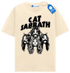 Cat Sabbath Rock Band Cats T Shirt