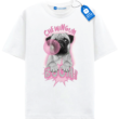 Chewing Gum Pug T Shirt, Funny Dog Lover Tee