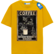Coffee Because Murder Is Wrong Cat T Shirt, Cat Lover Gift