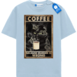Coffee Because Murder Is Wrong Cat T Shirt, Cat Lover Gift