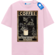 Coffee Because Murder Is Wrong Cat T Shirt, Cat Lover Gift