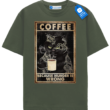 Coffee Because Murder Is Wrong Cat T Shirt, Cat Lover Gift