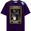 Coffee Because Murder Is Wrong Cat T Shirt, Cat Lover Gift