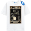 Coffee Because Murder Is Wrong Cat T Shirt, Cat Lover Gift