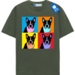 Colorblock Boston Terrier Tee, Terrier Lover T Shirt