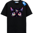 Cosmic Cat Face T Shirt