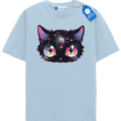 Cosmic Cat Face T Shirt
