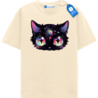 Cosmic Cat Face T Shirt