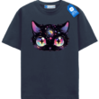 Cosmic Cat Face T Shirt