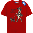 Cowgirl Witch And Black Cat T Shirt