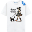 Cowgirl Witch And Black Cat T Shirt