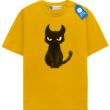 Devil Cat T Shirt, Halloween Cat Tee