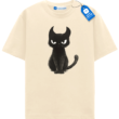 Devil Cat T Shirt, Halloween Cat Tee
