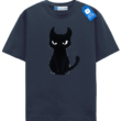 Devil Cat T Shirt, Halloween Cat Tee