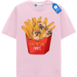 Frenchie Fries T Shirt, Cute Dog Lover Tee