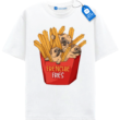 Frenchie Fries T Shirt, Cute Dog Lover Tee