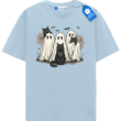 Ghost Cats Halloween T Shirt, Cat Lover Tee