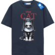 Gothic Nun Cat T Shirt