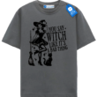 Halloween Witch And Black Cat Shirt