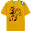 Halloween Witch And Black Cat Shirt