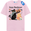 Happy Meowloween T Shirt, Cat Mom, Cat Dad Tee