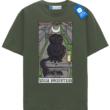 High Priestess Tarot Cat T Shirt, Witchy Black Cat Tee