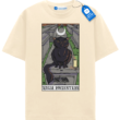 High Priestess Tarot Cat T Shirt, Witchy Black Cat Tee