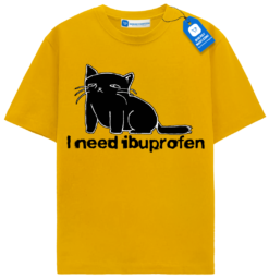 I Need Ibuprofen - Funny Cat T Shirt