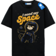 I Need My Space Astronaut Cat Tee