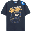 I Need My Space Astronaut Cat Tee