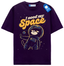 I Need My Space Astronaut Cat Tee