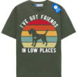Ive Got Friends In Low Places T Shirt, Retro Beagle Shirt
