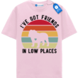 Ive Got Friends In Low Places T Shirt, Retro Bulldog Shirt