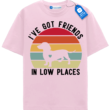 Ive Got Friends In Low Places T Shirt, Retro Dachshund Shirt