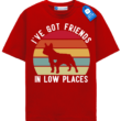 Ive Got Friends In Low Places T Shirt, Retro French Bulldog Shirt