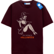 Just Waiting For Halloween, Witch Cat T Shirt