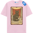 Justice Tarot Cat T Shirt, Vintage Black Cat Tarot Card Tee Justice Tarot Cat T Shirt, Vintage Black Cat Tarot Card Tee
