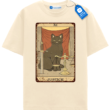 Justice Tarot Cat T Shirt, Vintage Black Cat Tarot Card Tee Justice Tarot Cat T Shirt, Vintage Black Cat Tarot Card Tee