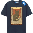 Justice Tarot Cat T Shirt, Vintage Black Cat Tarot Card Tee Justice Tarot Cat T Shirt, Vintage Black Cat Tarot Card Tee