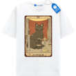 Justice Tarot Cat T Shirt, Vintage Black Cat Tarot Card Tee Justice Tarot Cat T Shirt, Vintage Black Cat Tarot Card Tee