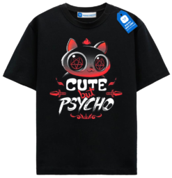 Kawaii Goth Cat T Shirt