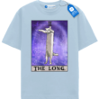 Long Cat T Shirt, Funny Tarot Meme Cat Tee